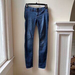 Hollister Women's Dark Blue Skinny Jeans